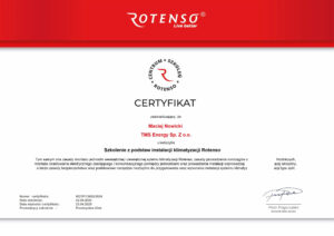 montaz-klimatyzacji-rotenso-certyfikat